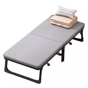 접이식 1인침대 당직실 숙직실 휴게실 사무실 폴딩 베드 60cm 스펀지111258