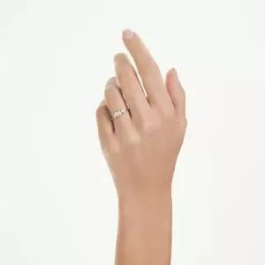 SWAROVSKI Galaxy 링 - 랩 그로운 다이아몬드 0.41ct tw, 믹스 쉐입, 스털링 실버