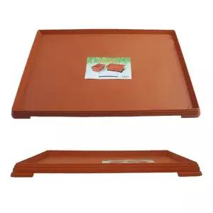 미니텃밭받침대 채소키우기 화분물받침대 토기색 1호