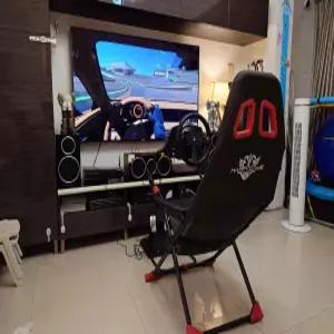 레이싱 게임 의자 스티어링 레이싱게임 브레이크