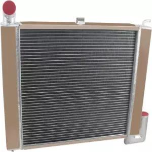 쉐보레 콜벳 350 소형 블록 유니버설용 라디스피드 4열 알루미늄 레이싱 라디에이터