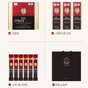 정원삼 6년근 고려홍삼정365 스틱 선물세트1개