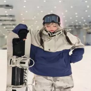 여성 스키복 보드복 등산 두꺼운 세트 아웃도어 보온