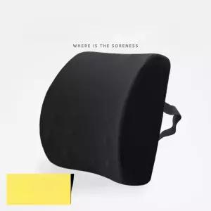 허리 지지 메모리폼 등받이쿠션 대형 삼각 사무실 차량용 의자 허리받침 쿠션 베개 침대 쇼파용