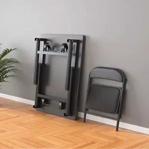 접이식 책상 의자 원룸 120x60cm 1인용 컴퓨터 식탁 접이식의자 공부 책걸상