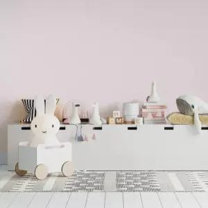 셀프 인테리어 접착식 실크벽지 50cm 10m 핑크 단열 벽면 스티커