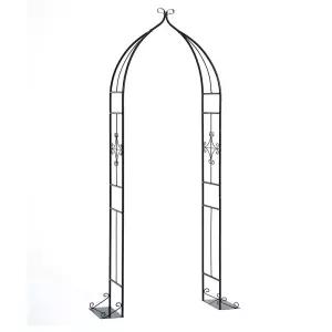 울타리 아치 넝쿨식물 80cm 흰색 넝쿨지지대 철제 대형 포도