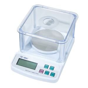 실험실 전자 저울, 약재 보석 바람막이가 있는 0.01g 고정밀
