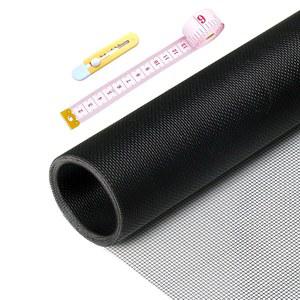 반려동물 보호 창문 스크린 교체 키트, 39인치 W x 118인치 L형 내구성 메시(롤링 툴 및 리테이너 스플라인 포함)