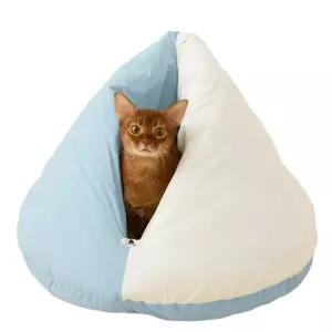 고양이침낭침대 강아지 방한 방석 둥지 보온 숨숨집 겨울집 바구니 교체용 개집 이불 이하