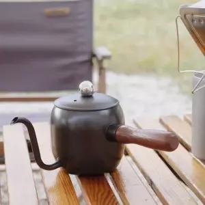 미니포트 스테인레스 핸드 캠핑 커피포트 심플 모던