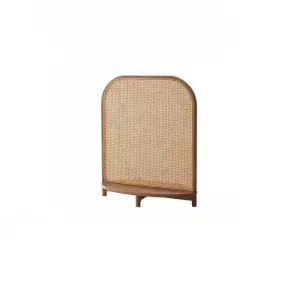 일본식 통풍 라탄 파티션 가벽 인테리어 월넛색 좌탁