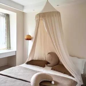 침실 캐노피 우아한 공주풍 우풍차단 침실인테리어