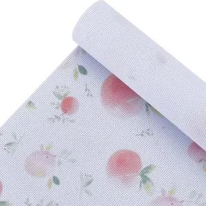 베네크레아 19.7x59인치 인쇄 다 천 14 카운트 크로스 스티치 손 자수 바느질 복숭아 패턴과 같은 수공예