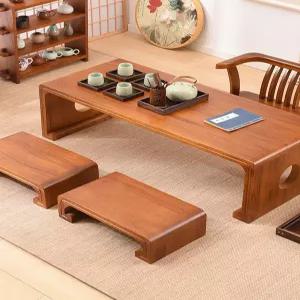 좌식 티테이블 다다미 북유럽 내추럴 원목 찻상 소파 1인용 다도용