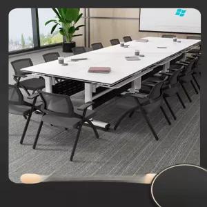 대형 테이블 회의실 작업대 사각 데스크 교육용 연수원 협탁 책상 대리석무늬 식탁 미팅