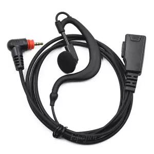 폴리스 워키토키 헤드셋 이어피스 PTT 마이크 모토로라 무전기 SL2M TLK100 헤드폰용