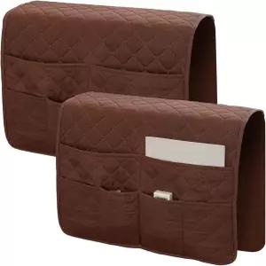 토요스포츠 2종 암체어 캐디 리클라이너 암 리모컨 홀더 미끄럼 방지 휴대폰 및 소형 물품 보관에