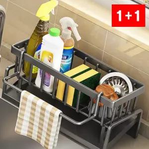 수세미 거치대 씽크볼 물빠짐 주방 싱크대 스텐 걸이