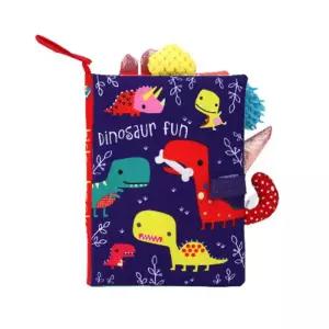 엄마표 영아 두뇌발달 촉감놀이 헝겊책 공룡꼬리 어린이집 선물 아동 교구