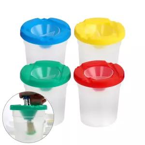 어린이집 유치원 유아 미술용품 흘림방지물통 4종 놀이 학습 홈스쿨 창의력