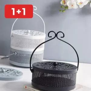 모기향케이스 엔틱 연소기 야외 캠핑 모기 퇴치 철제