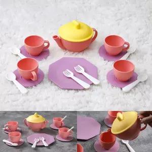 유치원 사교성발달 소꿉놀이 식기세트 티카페 직업체험 유아 엄마표 어린이