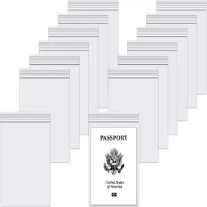 300개 투명 리클로저블 지퍼백 4 x 6 플라스틱 리셀링 백 작은 폴리 2백만 캔디 주얼리 비타민 비즈 공예