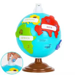 유치원 엄마표 세계지도 블록매칭 북극곰 회전 지구본 교육장난감 홈스쿨링