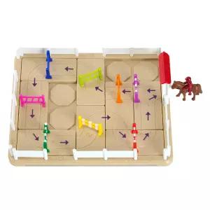 유아 실내완구 1인용 보드게임 장애물 퍼즐 문제북 승마클럽 놀이교육 교구