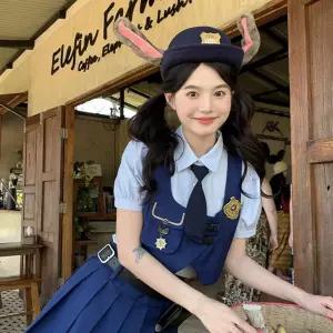 주토피아 주디 코스튬 졸사 토끼경찰 코스프레 졸업사진