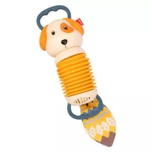 영유아 멜로디 오감놀이 촉감헝겊 휴대악기 소리나는 강아지 아코디언 아기