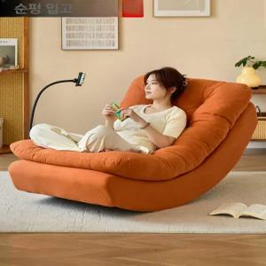 리클라이닝 1인용 좌식 소파베드 대형쿠션 각도조절