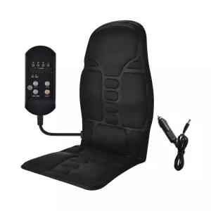 전기 뒤로 난방 패드 자동차 홈 오피스 사용을위한 목 의자 좌석에 대한 모터 진동 마사지 휴대용 매트