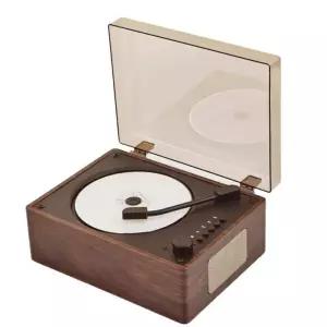 레트로 블루투스 CD플레이어 충전식 무선 홈스피커 인테리어용