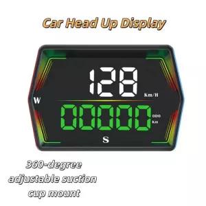 자동차 GPS 헤드업 디스플레이 HUD 디지털 속도계 자동차/트럭용 속도 경고 기능 자동 밝기 조절 5V 표시