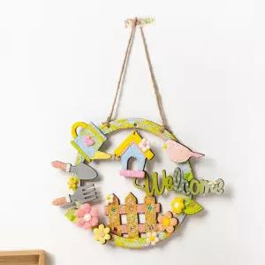 현관장식 인테리어 웰컴리스 폼클레이만들기 초등학생 어린이집 학교수업교구