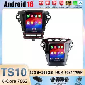 포드 몬데오 MK4 2011-2013용 카 안드로이드 16 스타일 자동차 라디오 스테레오 멀티미디어 플레이어 GPS