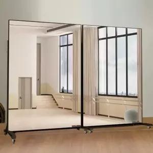 무용 거울 이동식 드레스 발레 클래식 회전 브래킷 댄스 아니요