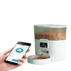 강아지 고양이 자동 화이트 기능 음성녹음 급식기