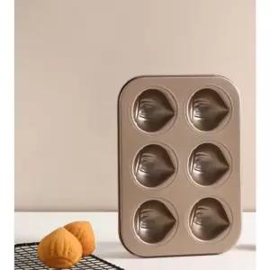 밤마들렌 틀 화과자 케이크 쿠킹 6구 몰드 홈