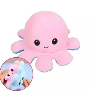 양면 표정전환 리버시블 문어인형 감정표현 장난감 침실 거실 인테리어