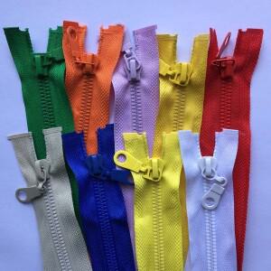 1개 70cm 오픈 엔드 지퍼 5  수지 색상 블랙 화이트 그레이 베이지 다운 재킷/오버코트 의류 액세서리