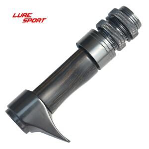 LureSport-블랙 우드 알루미늄 부품 릴 시트 스피닝 캐스팅 시트로드 빌딩 DIY 액세서리