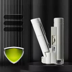 폴드스코프 스마트폰 확대경 휴대용 현미경 100배 미니 돋보기 램프 눈금 나사 초중고생