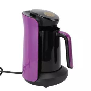 400W 터키식 커피 메이커 기계 6컵 온도 조절 LCD 디스플레이 가정용 여행용 EU 플러그용 3가지 가열 모드