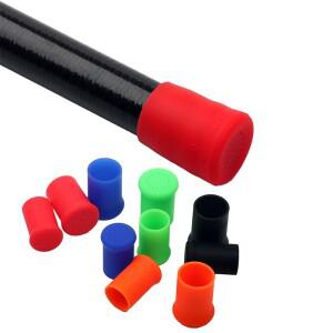 1pc 실리카 젤 낚싯대 전면 블록 보호 케이스 실리콘 커버 스토퍼 플러그 낚시 액세서리 도구