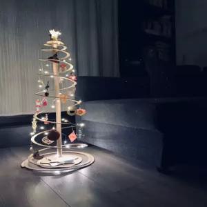 원목 크리스마스 트리 나선형 캘린더 DIY 만들기 원목트리 장식