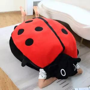 거북이 등껍질 무당벌레 인형 등딱지 쿠션 입는 베개 집순이