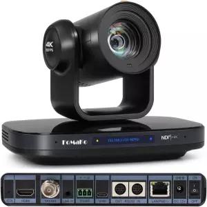 FoMaKo 12G-SDI 4K 60FPS NDI PTZ 카메라 지원 무료 20배 광학 줌 4KP60 AI 트래킹 1/1.8 UHD CMOS 842MP